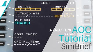 FBW Tool-Tips | SimBrief Tutorial