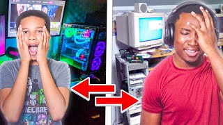 Download lagu I Switched Gaming Setups With My Brother For One Day..