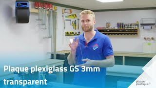 Plaque de plexiglas transparente XT et GS