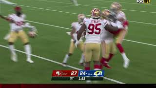 49ers Ambry Thomas OT Interception CLINCHES PLAYOFFS