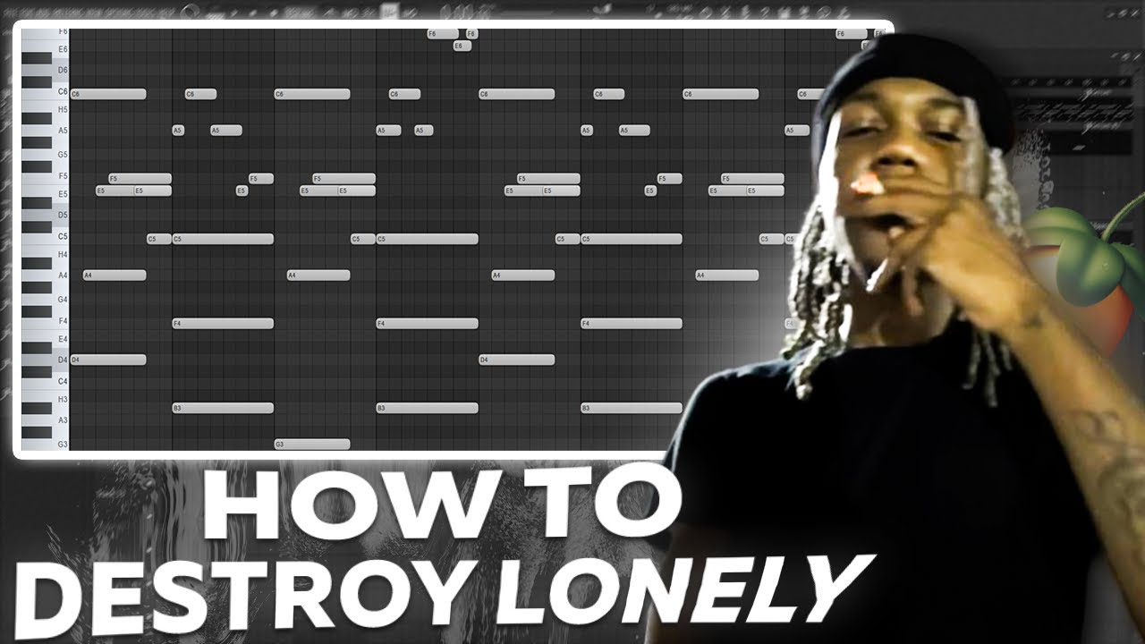 HOW I MADE BEAT FOR DESTROY LONELY IN FL STUDIO 21 (tutorial)