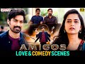 Amigos hindi dubbed movie love  comedy scenes  nandamuri kalyan ram  ashika  aditya movies