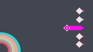 5 seconds counter countdown Intro Video in PowerPoint - diamond shape Amazing