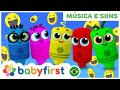 🎵🎤 Vídeos Educativos para crianças | Música Infantil Brasileira Compilação | Baby First TV Brasil