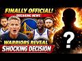🚨 IT’S OFFICIAL! WARRIORS DROP BOMBSHELL DECISION THAT NO ONE EXPECTED! 🏀