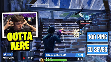 PeterBot Tries to Wipe Out EU PROS With 100 Ping in DUO CASH CUP