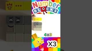 Numberblocks Three Times Table | Numberblock Math Link Cubes 1-30