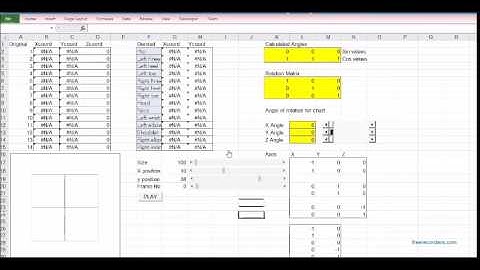 3D wire Frame model using excel