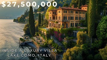 Inside a $27,500,000 Lake Como Mansion | Ultra Luxury Italian Villa Tour
