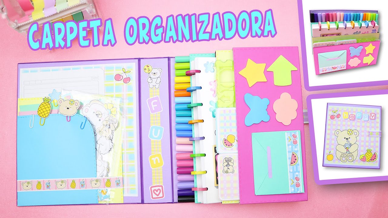 ORGANIZADOR CARPETA para MÁS de 120 ✏️UTILES ESCOLARES