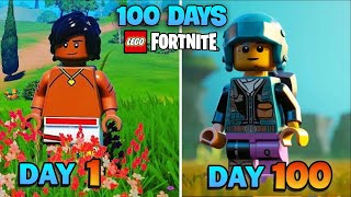 TÓM TẮT 100 NGÀY SINH TỒN TRONG THẾ GIỚI LEGO FORTNITE | Mình đã thực sự vượt lên chính mình