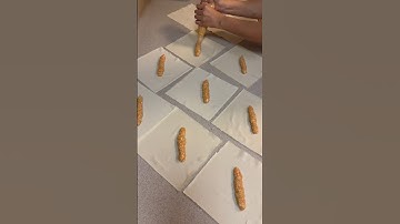 Fastest way to wrap lumpia #youtubeshorts #food #shorts #filipinofood #lumpia