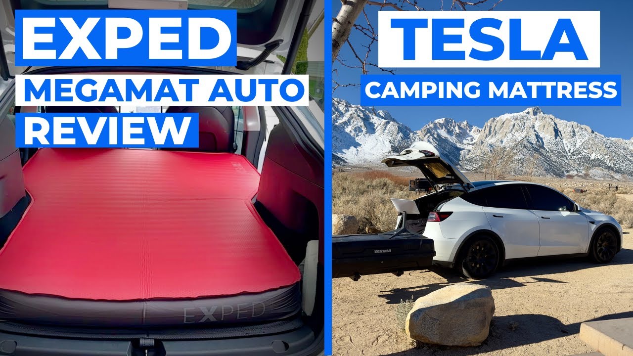 EXPED MegaMat Auto Camping Mattress for Tesla Model Y - Review 