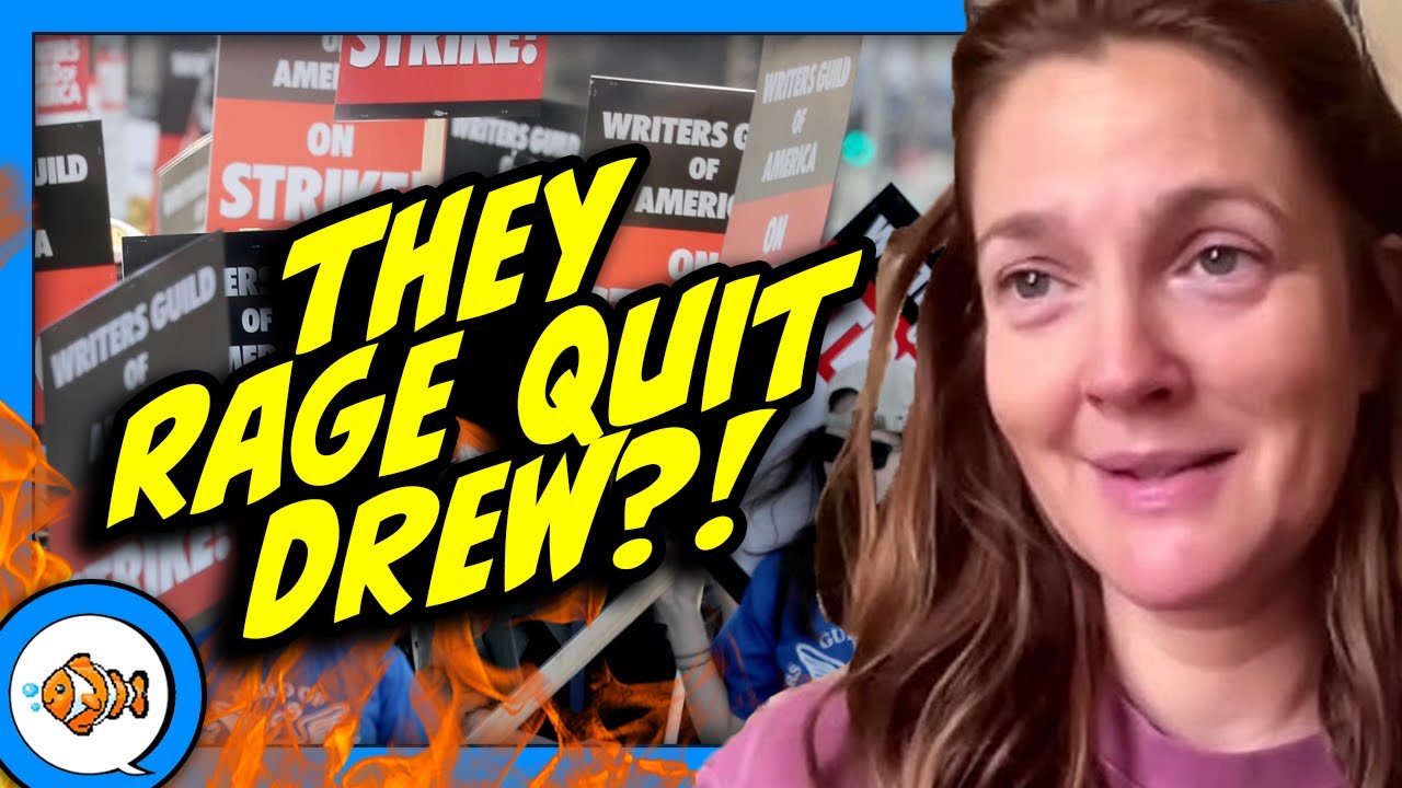 Hollywood Writers RAGE QUIT The Drew Barrymore Show?!