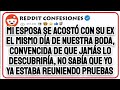 MI ESPOSA SE ACOSTÓ CON SU EX EL MISMO DÍA DE NUESTRA BODA,NO SABÍA QUE YA ESTABA REUNIENDO PRUEBAS 