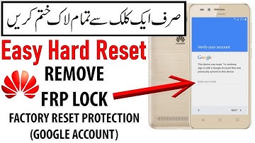 Huawei Lua u22 Y3ii Google Account Bypass | FRP Bypass | Gmail Bypass | Unlock Pattern Lock Pin Code