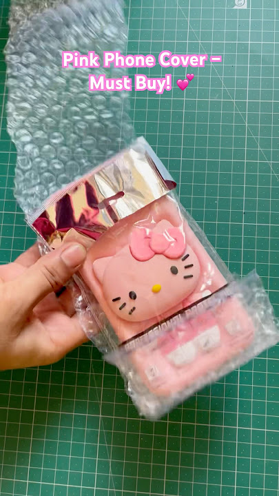 Unboxing Stylish & Soft Hello Kitty Cover 💕 iPhone Case #shorts #youtubeshorts