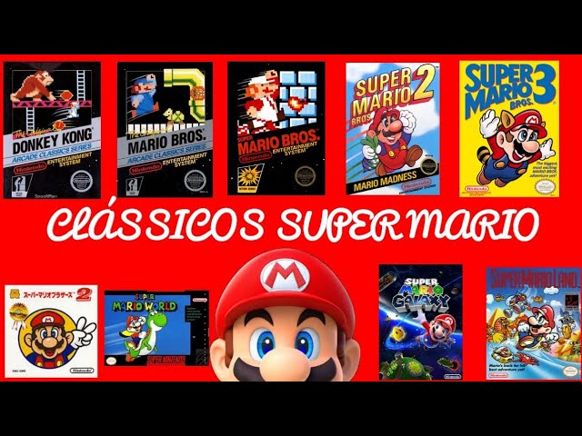 Quais são os jogos da saga principal do Mario? Existe uma ordem