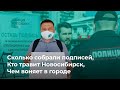 Сколько собрали подписей, Кто травит Новосибирск, Чем воняет в городе