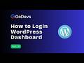 01 How to Login WordPress Dashboard | WordPress Admin Login Bangla Tutorial