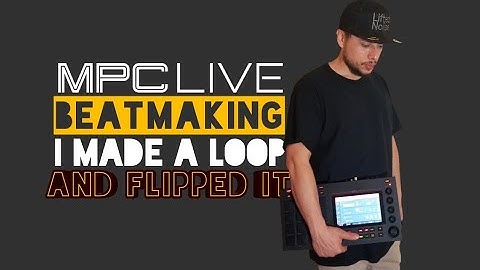 Akai MPC LIVE Beatmaking - Chopping a Loop I made - Standalone