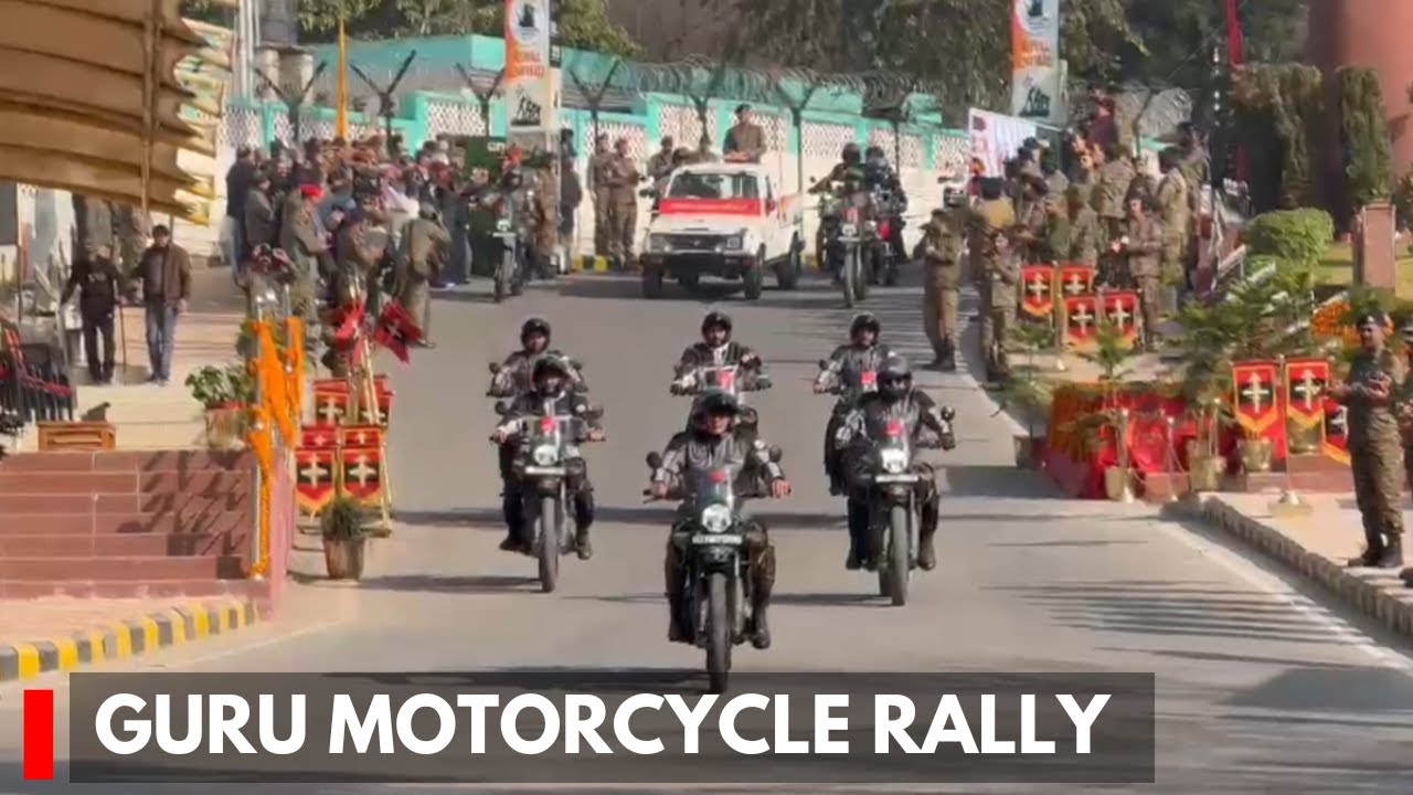Udhampur: ‘Dhruva Motorcycle Rally’ Flagged Off to Mark Armed Forces Veterans Day