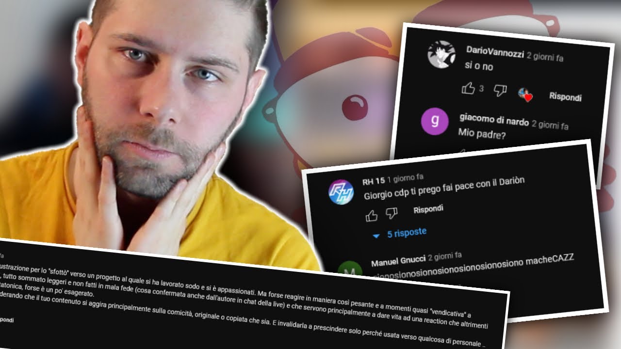 Giorgio Cappello di Paglia Scopre i Commenti al Video di Reazione di Giorgio che Scopre Dario Moccia