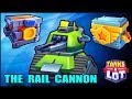 THE RAIL CANNON  - TANKS A LOT - Headhunter and Champions  Chest GAMEPLAY
