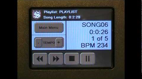 Pro-Filer MIDI Sequencer Playing a Playlist