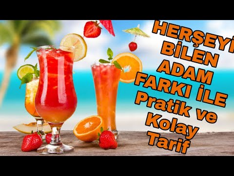 SEXONTHEBEACH KOKTEYL TARİFİ // pratik anlatım //