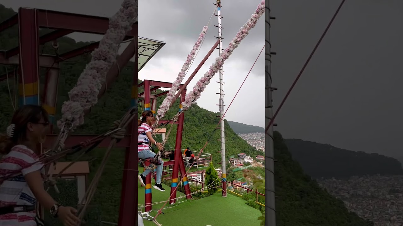 HILLTOP SWING: Aesthetic Jhula Views on a Secret Himalayan Peak 🏔️ | Moody Melody by Dhurandhar
