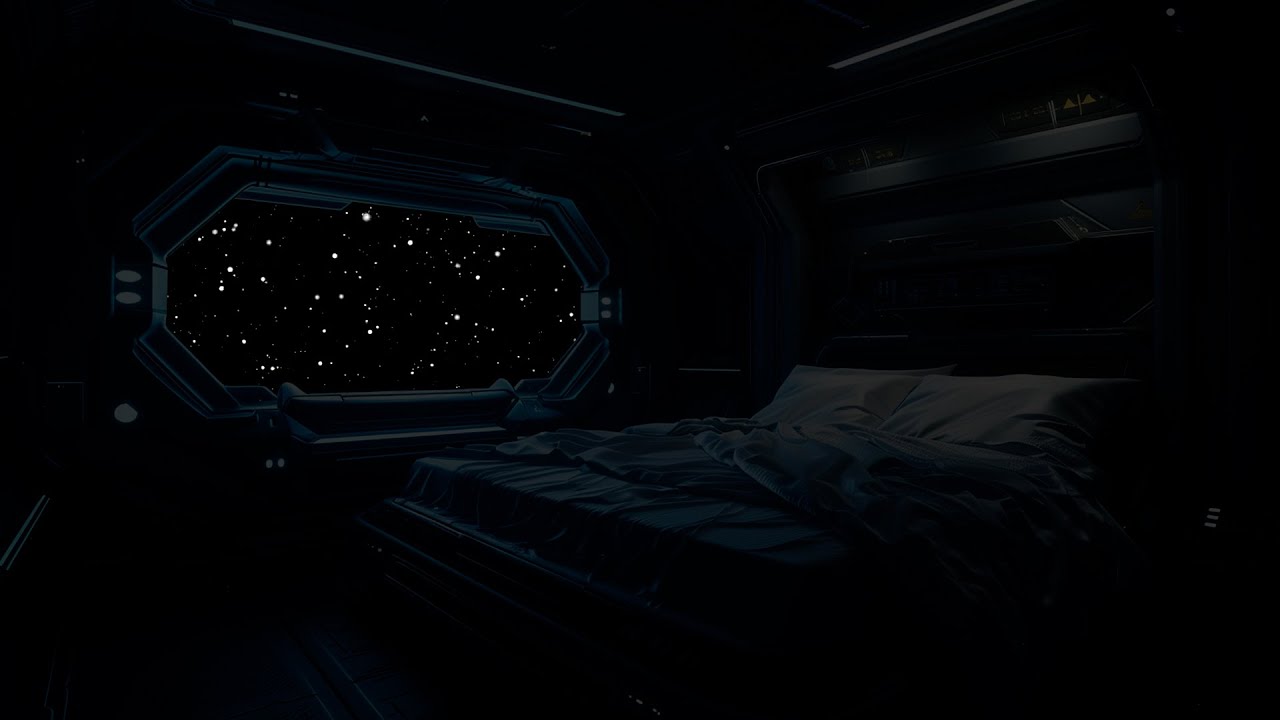 Starlit Spaceship Slumber | Celestial Ambience for Deep Sleep & Stress ...