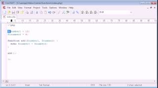 Beginner PHP Tutorial   31   Functions with Arguments
