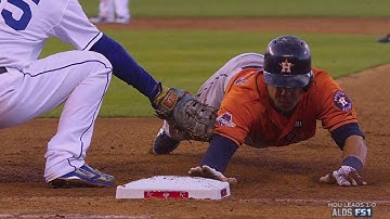 HOU@KC Gm2: Royals get out at first after challenge