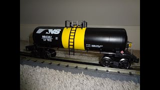 REVIEW: Menards O-Gauge Norfolk Southern Tank Car