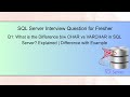 CHAR vs VARCHAR in SQL Server Explained | Interview Question | Difference with Example |