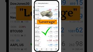 What is Leverage in Forex Trading | How To Change Leverage Setting in AMarkets #shorts