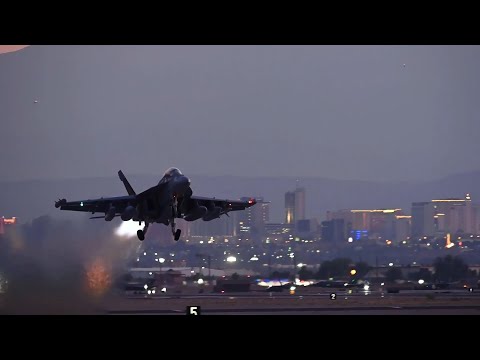 Red Flag 21-3 Dusk Takeoffs | Nellis AFB #subscribe #aviation #military #history