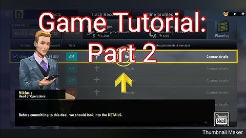 In-game Tutorial Part 2 | Airport Simulator: First Class