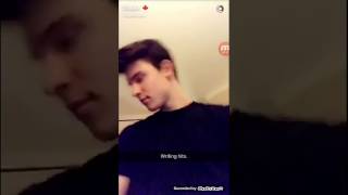 Shawn Mendes Snapchat Story New Music 21 February