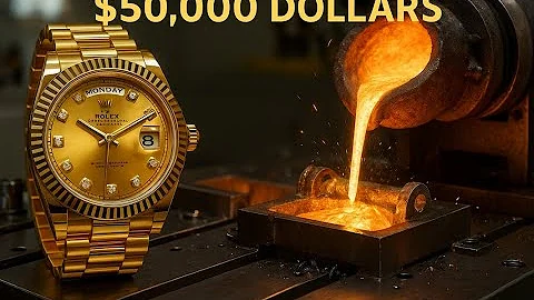 Inside the Rolex Gold Factory: How a $50,000 Rolex Is Made (Full Process)