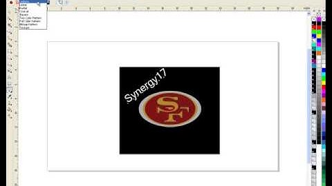 Synergy 17 - Creating a Watermark with CorelDraw