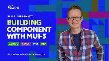 Full Stack React Django DRF Project | Chat App | Creating the Main Component with Material UI