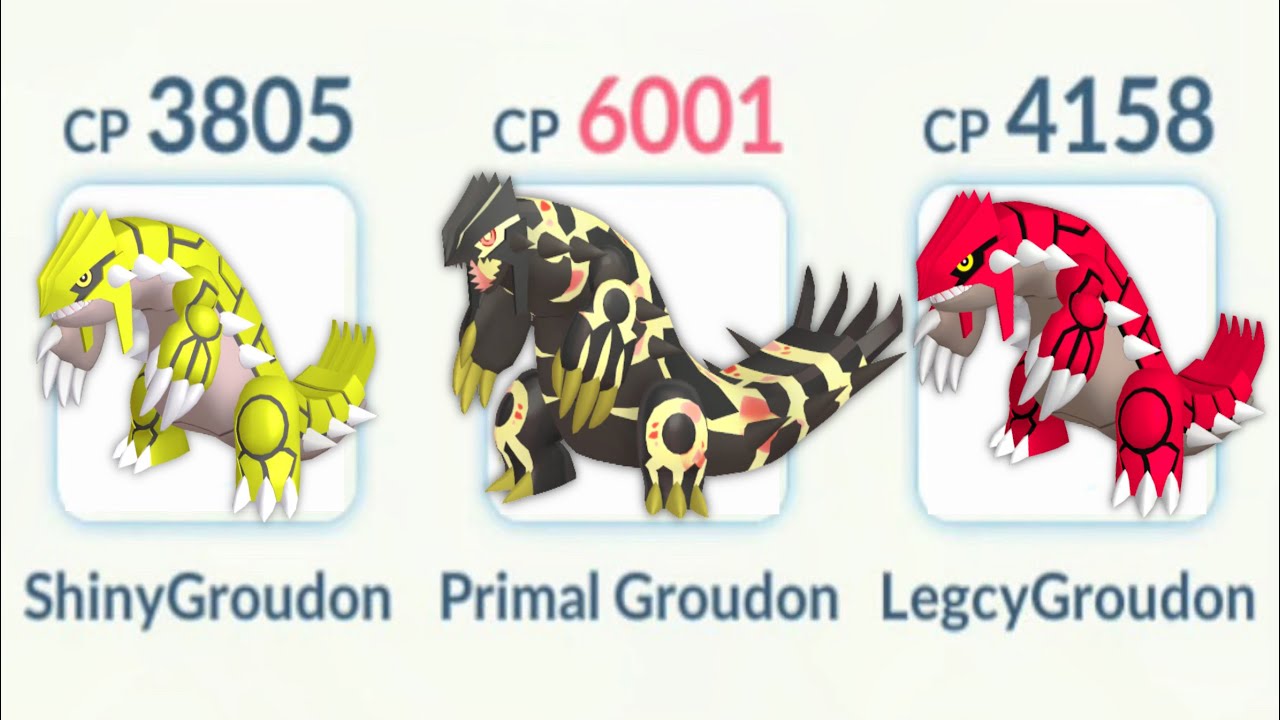 Pokemon Go - ULTRA League 2500CP PVP - Groudon - Precipice Blades - 2nd  charge