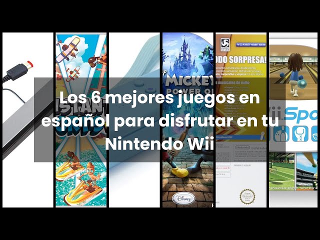 JUEGOS WII ESPAÑOL: Los 6 mejores juegos en español para disfrutar en tu  Nintendo Wii 