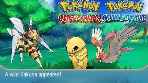 Pokemon Omega Ruby and Alpha Sapphire HOW TO CATCH/FIND KAKUNA + PIDGEOTTO + ABSOLITE!