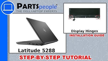 Dell Latitude 5288 (P27S001) Display Hinges How-To Video Tutorial
