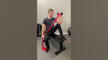 Shoulder External Rotation (Elbow on Knee Banded and Weighted)