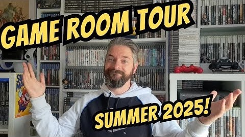 Game Room Tour Summer 2025! - A look around my gaming collection, latest additions and future plans!