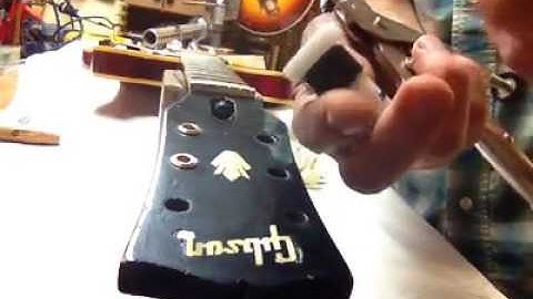 Repairing a Previously Fixed Gibson Headstock
